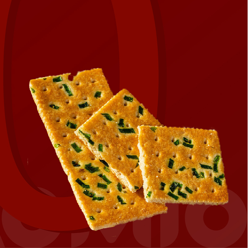 bánh quy hành lá