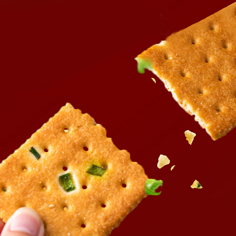 bánh quy hành lá