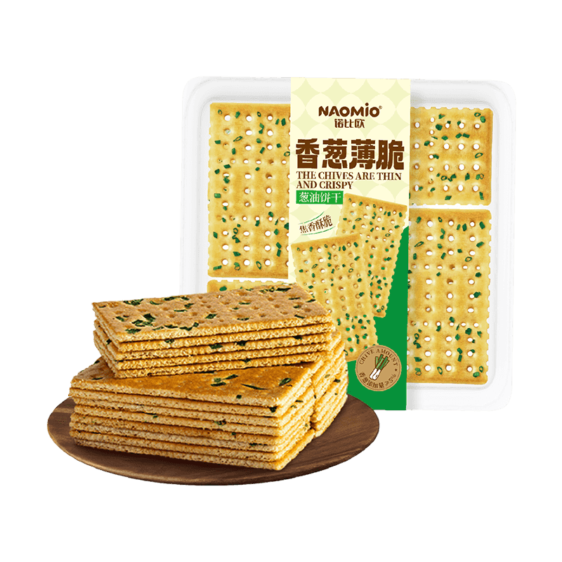 bánh quy hành lá