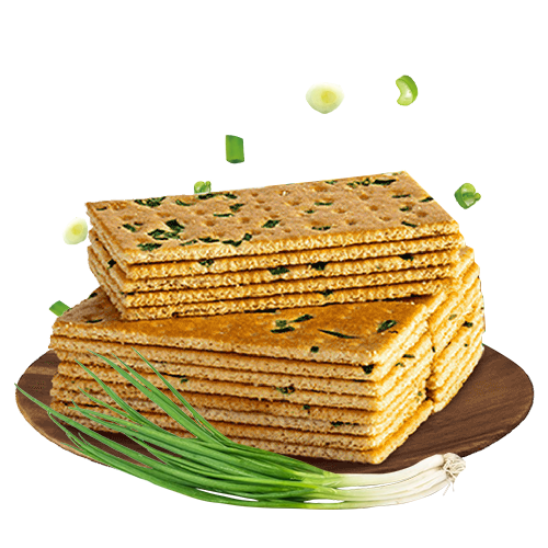 bánh quy hành lá