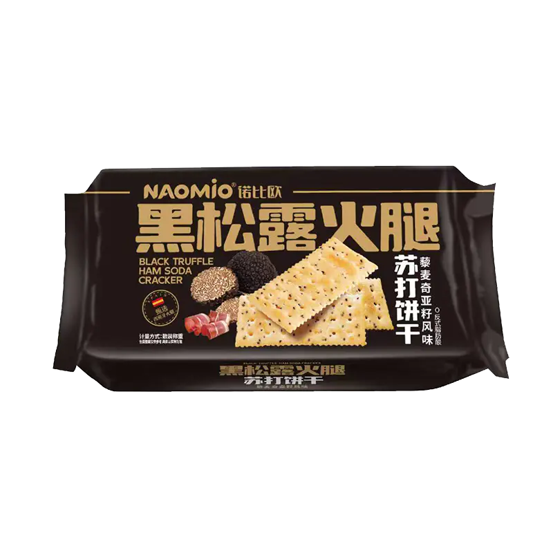 Bánh quy Soda Giăm bông Truffle đen