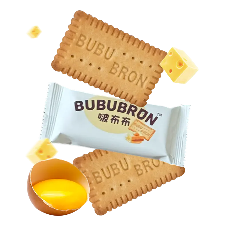 Bánh quy có hương vị phô mai trứng DHA giàu protein
